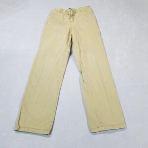 Childrens Place Pants Boys Size 12 Beige Brown Khaki Cotton Blend 24X26